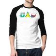 Disney The Little Mermaid Ariel Father’s Day Birthday Dad Men Baseball Raglan Shirt