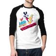 Disney Mickey Mouse Family Star Dad Of The Birthday Boy Men Baseball Raglan Shirt