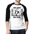 Disney The Nightmare Before Christmas Jack Bone Daddy Frame Men Baseball Raglan Shirt