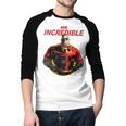 Disney Pixar The Incredibles 2 Mr Incredible Vintage Dad Men Baseball Raglan Shirt