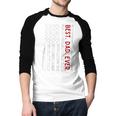 Distressed US American Flag Father Shirt Best Dad Ever Men Baseball Raglan Shirt Distressed US American Flag Father Shirt Best Dad Ever Men Baseball Raglan Shirt