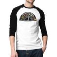Fart Machine Dad Jokes Farting Humor Men Baseball Raglan Shirt