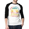 Father Daughter Fishing Partner For Life Retro Matching Dad Men Baseball Raglan Shirt