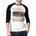 My Favorite Football Player Calls Me Dad Father's Day Men Baseball Raglan Shirt My Favorite Football Player Calls Me Dad Father's Day Men Baseball Raglan Shirt