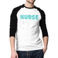 My Favorite Nurse Calls Me Dad Daughter Hospital Nursing Men Baseball Raglan Shirt