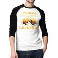 My Favorite Ski Buddies Call Me Dad Skier Skiing Lover Men Baseball Raglan Shirt