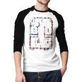 I Only Fear Two Things God And My Wife Dad Husband ON Back Men Baseball Raglan Shirt