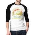 Fishing Father Day Tee Bruh Don't Be a Dumb Bass Dad Men Baseball Raglan Shirt