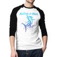 Fishing Keepin IT Reel Marlin Sport Fishermen Men Dad Men Baseball Raglan Shirt