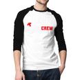 Flight Crew Airplane Birthday Dad Airplane Matching Family Men Baseball Raglan Shirt Flight Crew Airplane Birthday Dad Airplane Matching Family Men Baseball Raglan Shirt