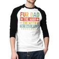 Fur Dad Man Myth Snack Dealer Paw Cat Dog Father's Day Men Baseball Raglan Shirt Fur Dad Man Myth Snack Dealer Paw Cat Dog Father's Day Men Baseball Raglan Shirt
