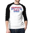 Grateful Dads World's Greatest Dad Fathers Day Men Baseball Raglan Shirt