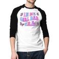 Groovy Retro In My Girl Dad Era Daddy Fathers Day Men Baseball Raglan Shirt