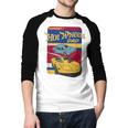Hot Wheels Father's Day Number 1 Dad Men Baseball Raglan Shirt