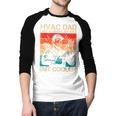 HVAC Dad HVAC Technician Mechanic Repairman Men Baseball Raglan Shirt