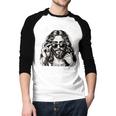 I'm Telling Dad Saying Religious Christian Jesus Meme Men Baseball Raglan Shirt