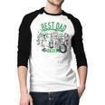 Jurassic World Best Dad Ever Men Baseball Raglan Shirt
