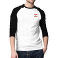 Lebanese Dad Nutrition Facts National Pride For Dad Men Baseball Raglan Shirt