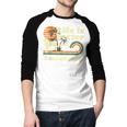 Life Better Aussiedoodle Vintage Dog Mom Dad Men Baseball Raglan Shirt