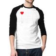 I Love Hot Dads With Beards And Tattoos I Heart Hot Dads Men Baseball Raglan Shirt I Love Hot Dads With Beards And Tattoos I Heart Hot Dads Men Baseball Raglan Shirt