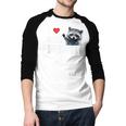 I Love Jesus And Raccoons Mom Dad Christian Love Jesus Bible Men Baseball Raglan Shirt