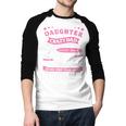 I Am a Lucky Daughter I Have Crazy Dad For Daughter Men Baseball Raglan Shirt