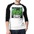 Marvel Comics Avengers Father's Day Hulk Incredible Dad Men Baseball Raglan Shirt