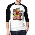 Marvel Iron Man Invincible Dad Father's Day Comic Retro Men Baseball Raglan Shirt