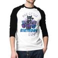 Marvel Panther Family Party Dad Of The Birthday Boy Men Baseball Raglan Shirt