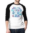 In My Mermaid Dad Era Family Matching Birthday Party Daddy Men Baseball Raglan Shirt