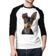 Miniature Pinscher Shirt Dog Mom Dad Tshirt Love Puppy Pet Men Baseball Raglan Shirt