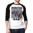 Monster Truck Dad Family Matching Monster Trucks Birthday Men Baseball Raglan Shirt Monster Truck Dad Family Matching Monster Trucks Birthday Men Baseball Raglan Shirt