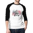 National Guard Graduation Proud National Guard Dad Men Baseball Raglan Shirt