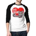 Nebelung Cat 1 Dad Father's Day Daddy Heart Decor For Men Women Kids Men Baseball Raglan Shirt Nebelung Cat 1 Dad Father's Day Daddy Heart Decor For Men Women Kids Men Baseball Raglan Shirt