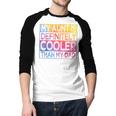 Nephew Niece My Aunt Is Cooler Than My Dad Men Baseball Raglan Shirt