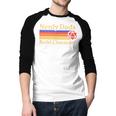 Nerdy Dads Dice For Tabletop RPG New Father Men Baseball Raglan Shirt