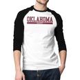 Oklahoma Dad University Sports Men Baseball Raglan Shirt