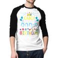OMG It's My Dad's Birthday Happy To Me You Father Daddy Men Baseball Raglan Shirt