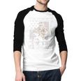 I Once Protected Him Now He Protects Me Proud Army Dad Men Baseball Raglan Shirt