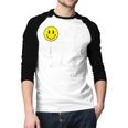 One Happy Dude Dad 1st Birthday Family Matching Men Baseball Raglan Shirt