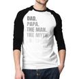 Papa Dad Legend Men Grandpa Christmas Father's Day Birthday Men Baseball Raglan Shirt Papa Dad Legend Men Grandpa Christmas Father's Day Birthday Men Baseball Raglan Shirt