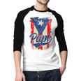 Papi Puerto Rican Dad Puerto Rico Pride Boricua Father's Day Men Baseball Raglan Shirt Papi Puerto Rican Dad Puerto Rico Pride Boricua Father's Day Men Baseball Raglan Shirt