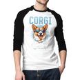 Pembroke Welsh Corgi Corgi Dad Men Baseball Raglan Shirt
