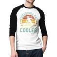 Pickleball Dad Pickleball Player Men Baseball Raglan Shirt