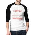 Pilot Dad Like A Normal Dad But Cooler Plane Aviator Pilot Men Baseball Raglan Shirt