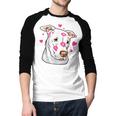 Pitbull Love Pitbull Moms Dads Men Baseball Raglan Shirt