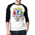 PJ Masks Group Shot Dad Of The Birthday Boy Logo Men Baseball Raglan Shirt