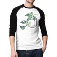 Plant Dad Plant Mom Grow Monstera Adansonii Urban Gardener Men Baseball Raglan Shirt