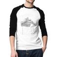 Promoted To Daddy Est 2026 Soon To Be Daddy 2026 Men Baseball Raglan Shirt