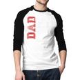 Proud Dad Of Class Of 2026 Graduate Men Baseball Raglan Shirt
